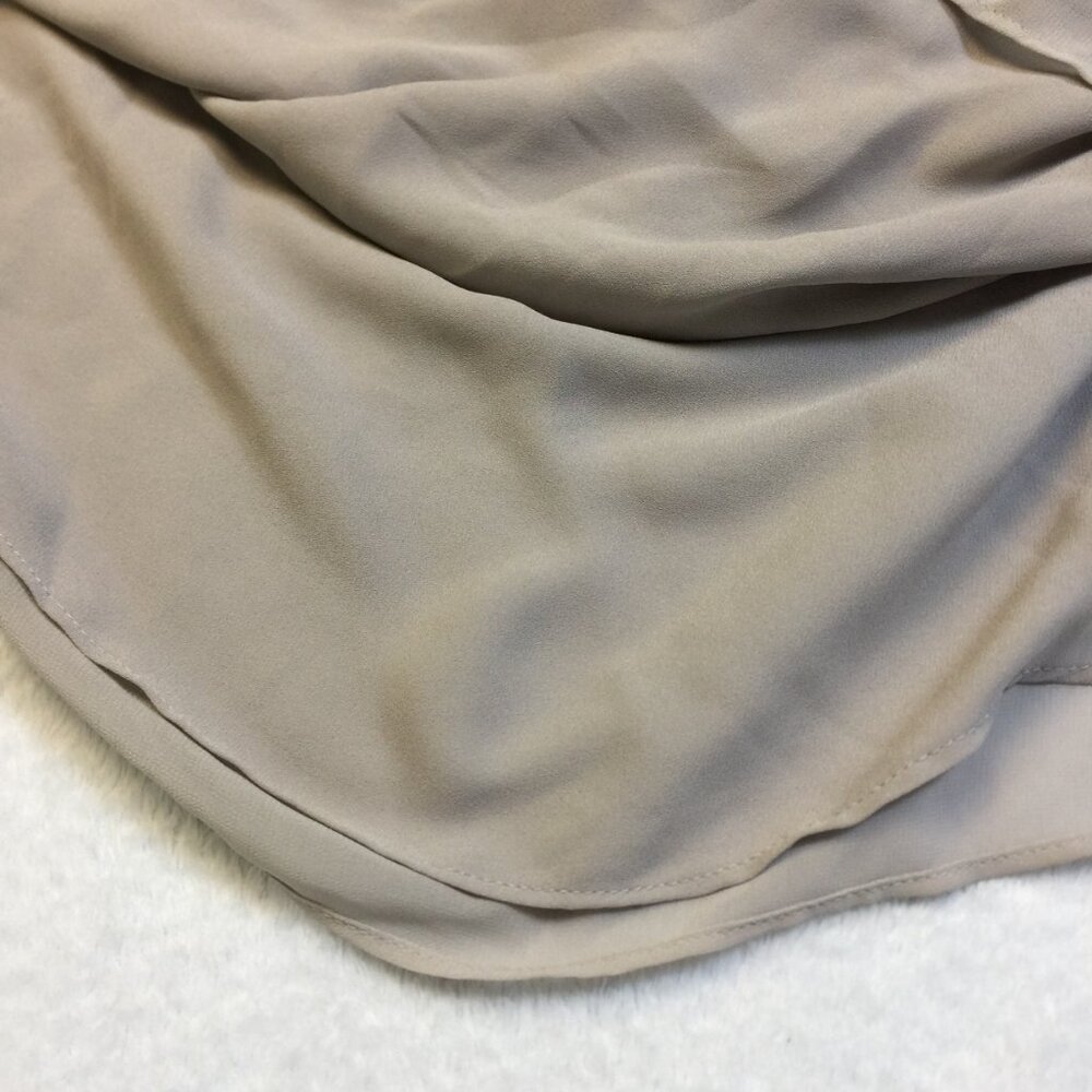 Torrid Sophie Camisole Tank Top Size 5X Womans Beige Plus V-neck Layered Chiffon - Picture 5 of 12